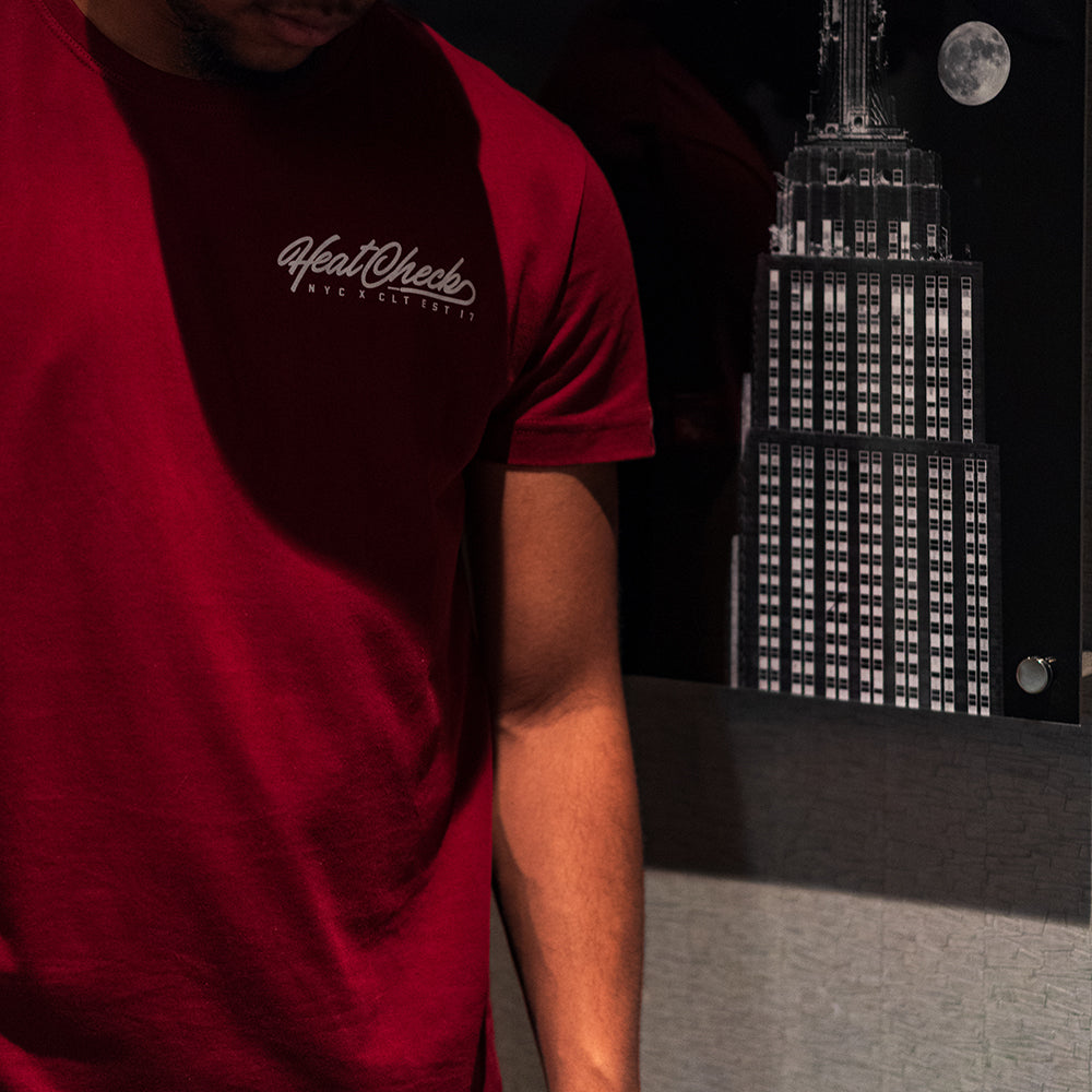 HC Script Tee (Oxblood)